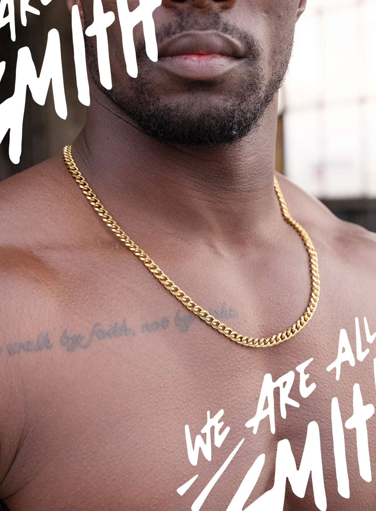 Stainless Steel Gold Plated 7mm Cuban Chain