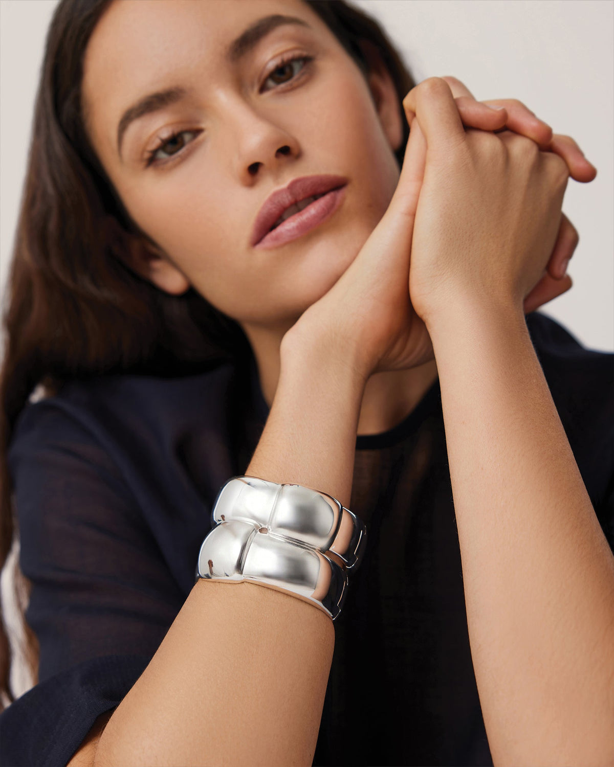 Mega Woven Square Bangle