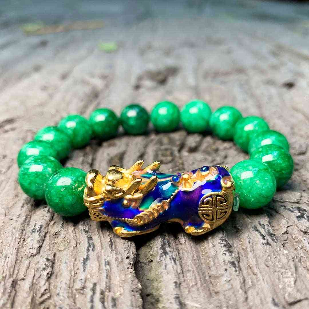 Jade Pixiu Abundance Protection Bracelet