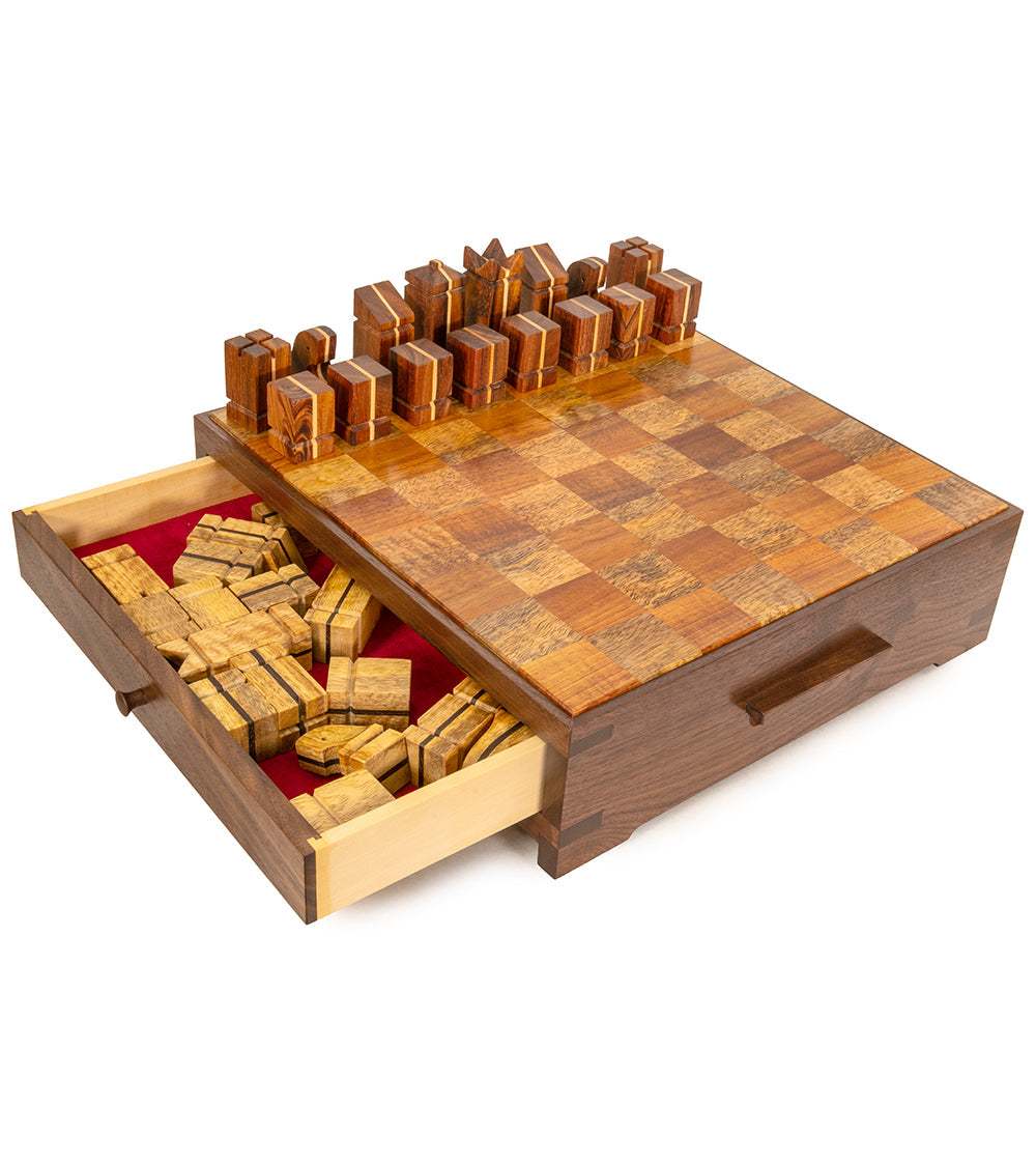 Kinsey Koa/Mango Chess set