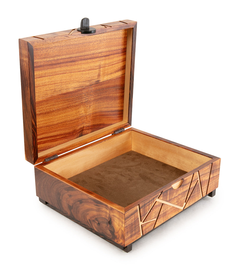 Kinsey Koa Cracked Ice Box