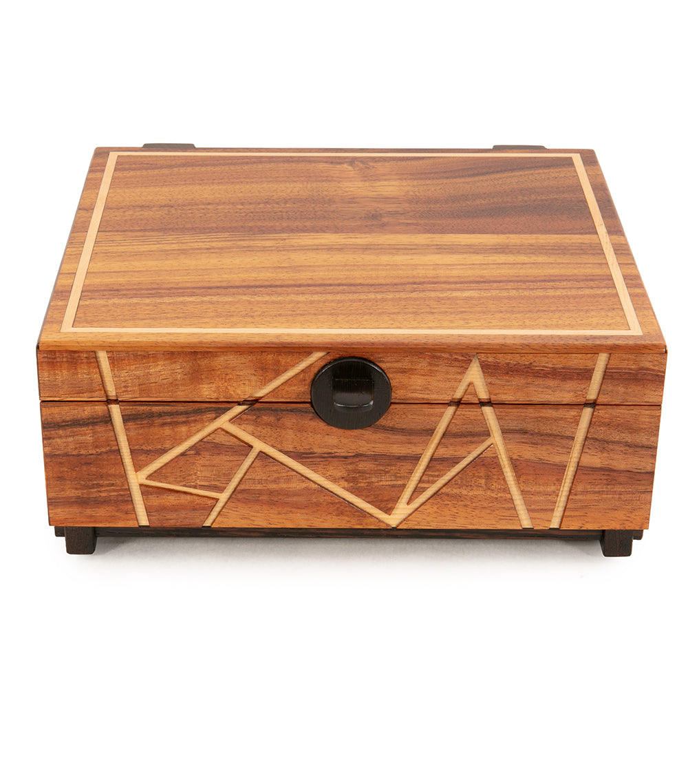 Kinsey Koa Cracked Ice Box