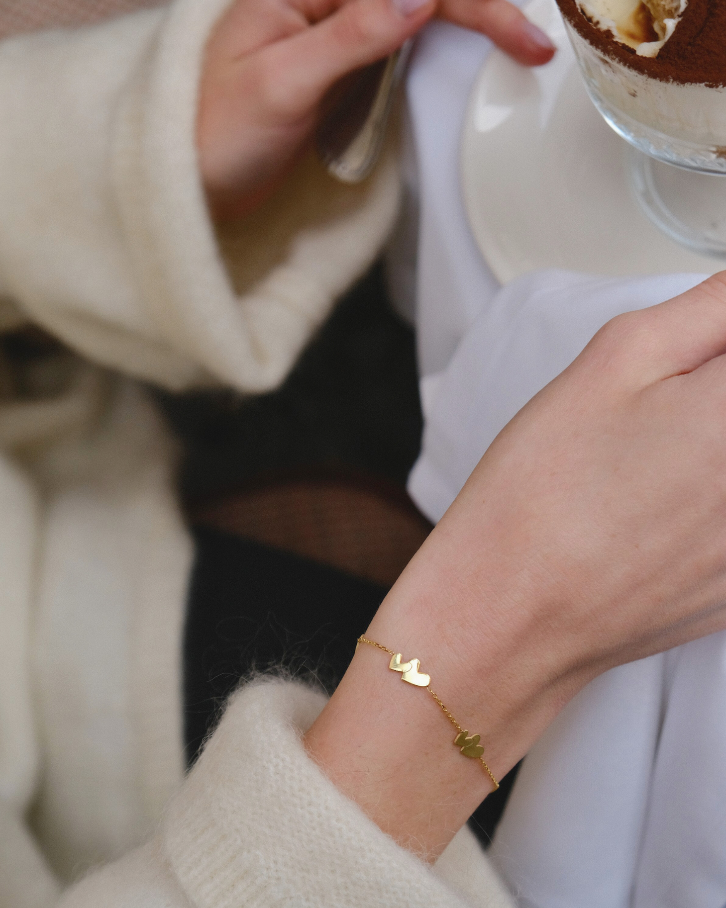 Two Hearts Bracelet