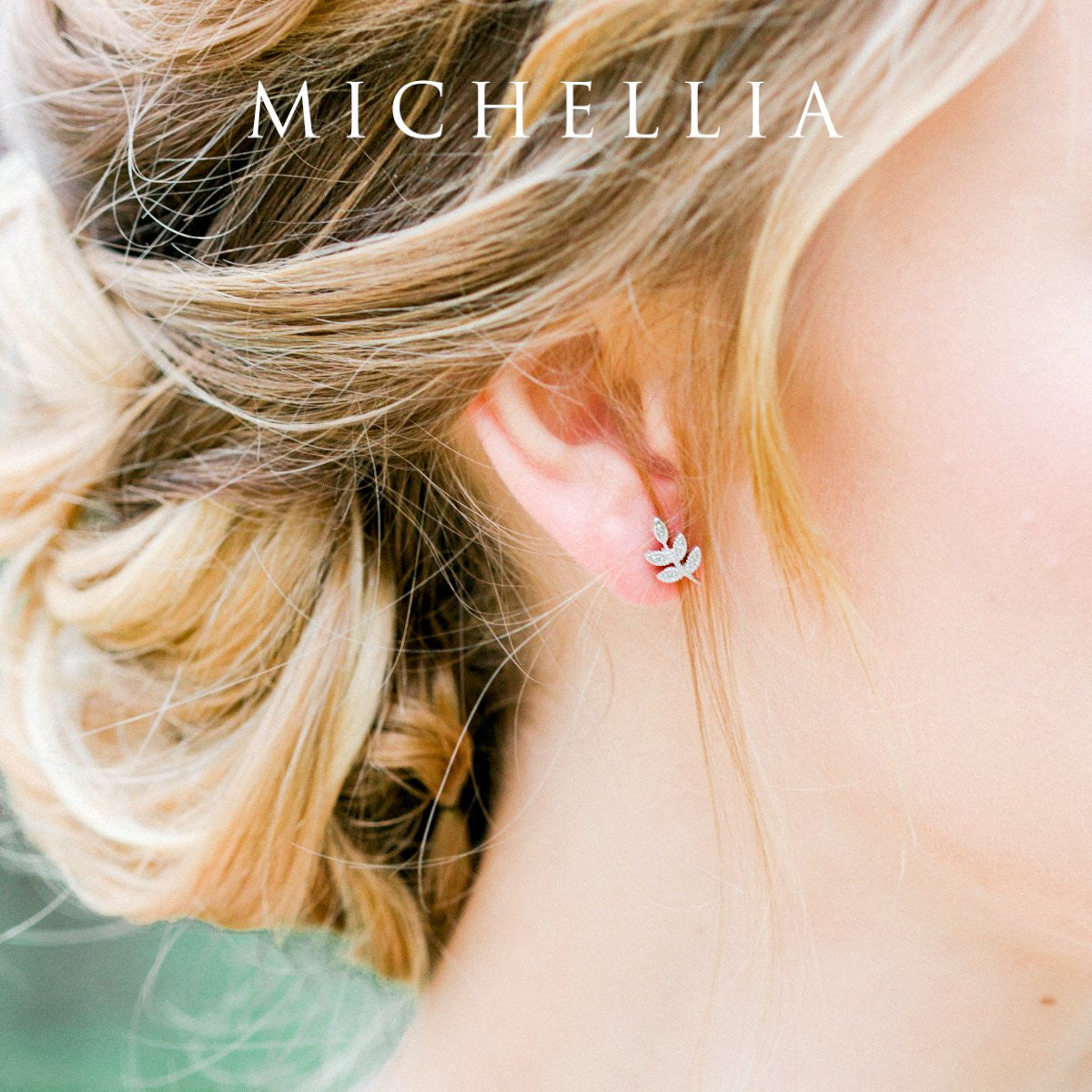 [Viridis] Petite Leaf Earrings