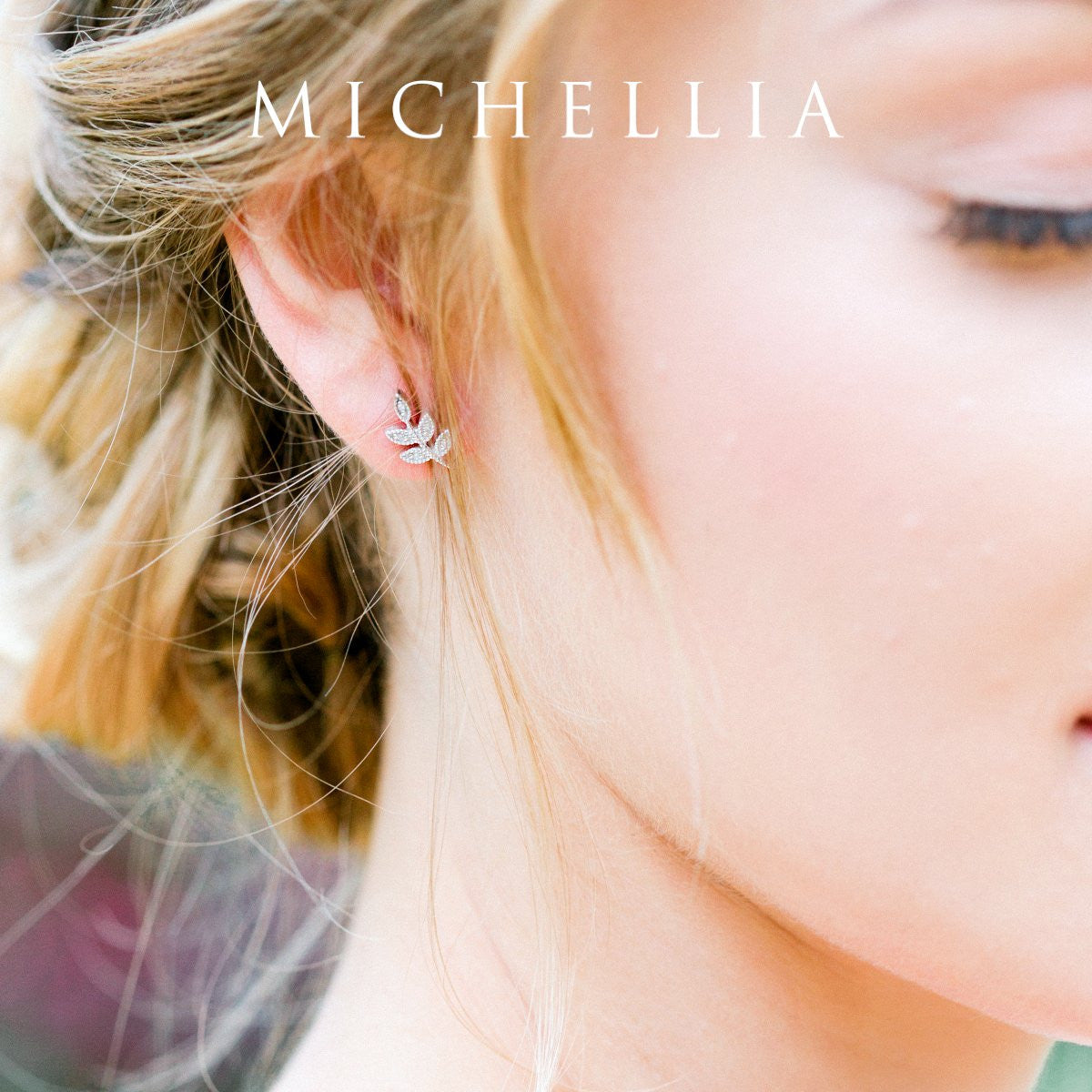 [Viridis] Petite Leaf Earrings