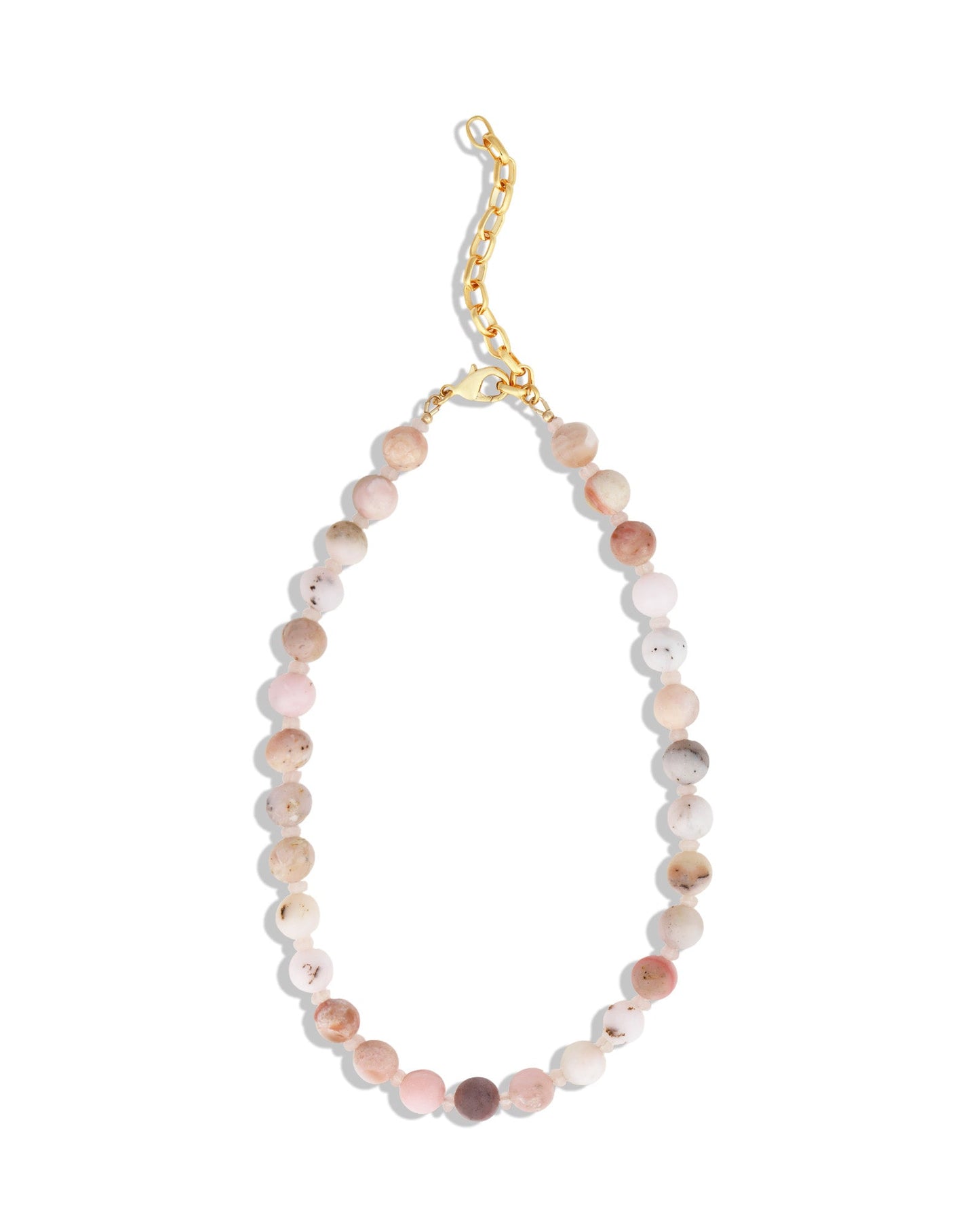 Peruvian Opal Beaded Necklace | 10mm