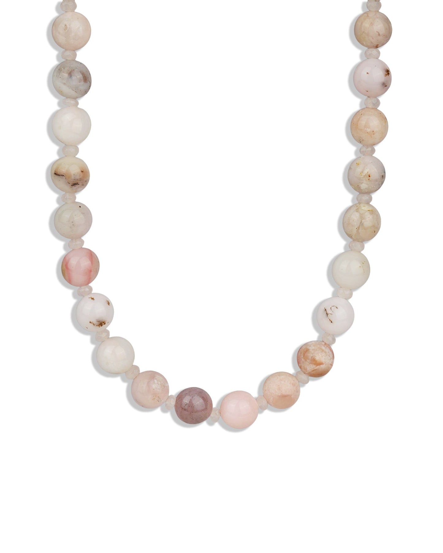 Peruvian Opal Beaded Necklace | 10mm