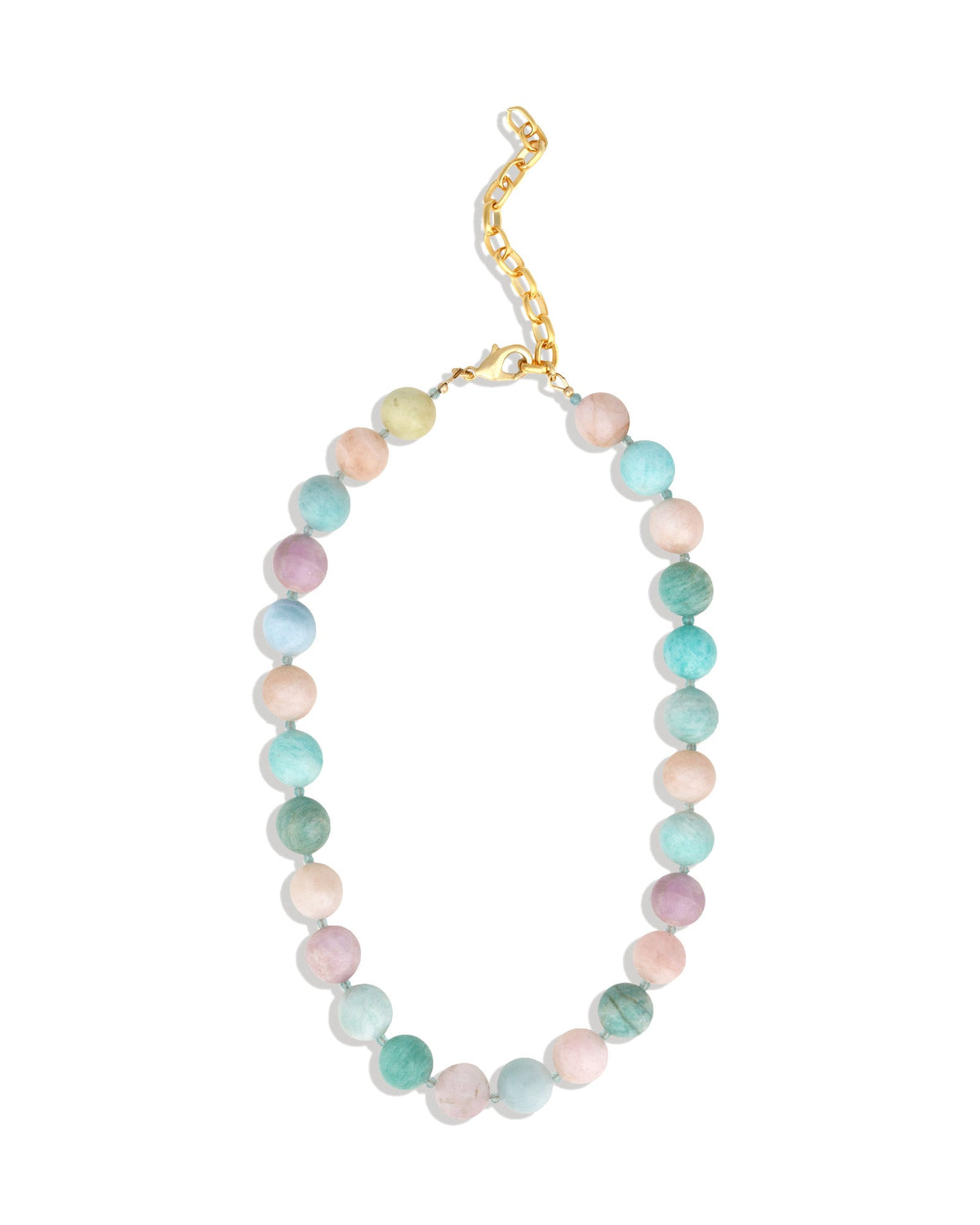 Cotton Candy Chunky Beaded Necklace | 12mm