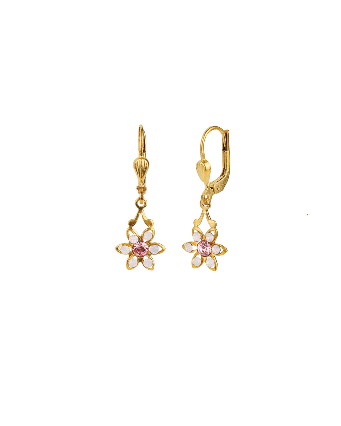 Flower Six Petal Crystal Hooks