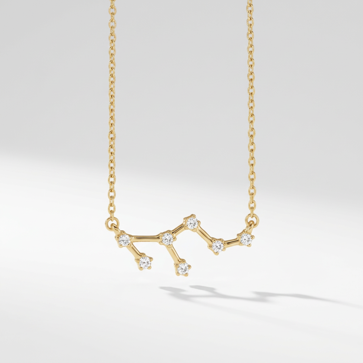 The Constellation Necklace | Leo | Natural Diamond