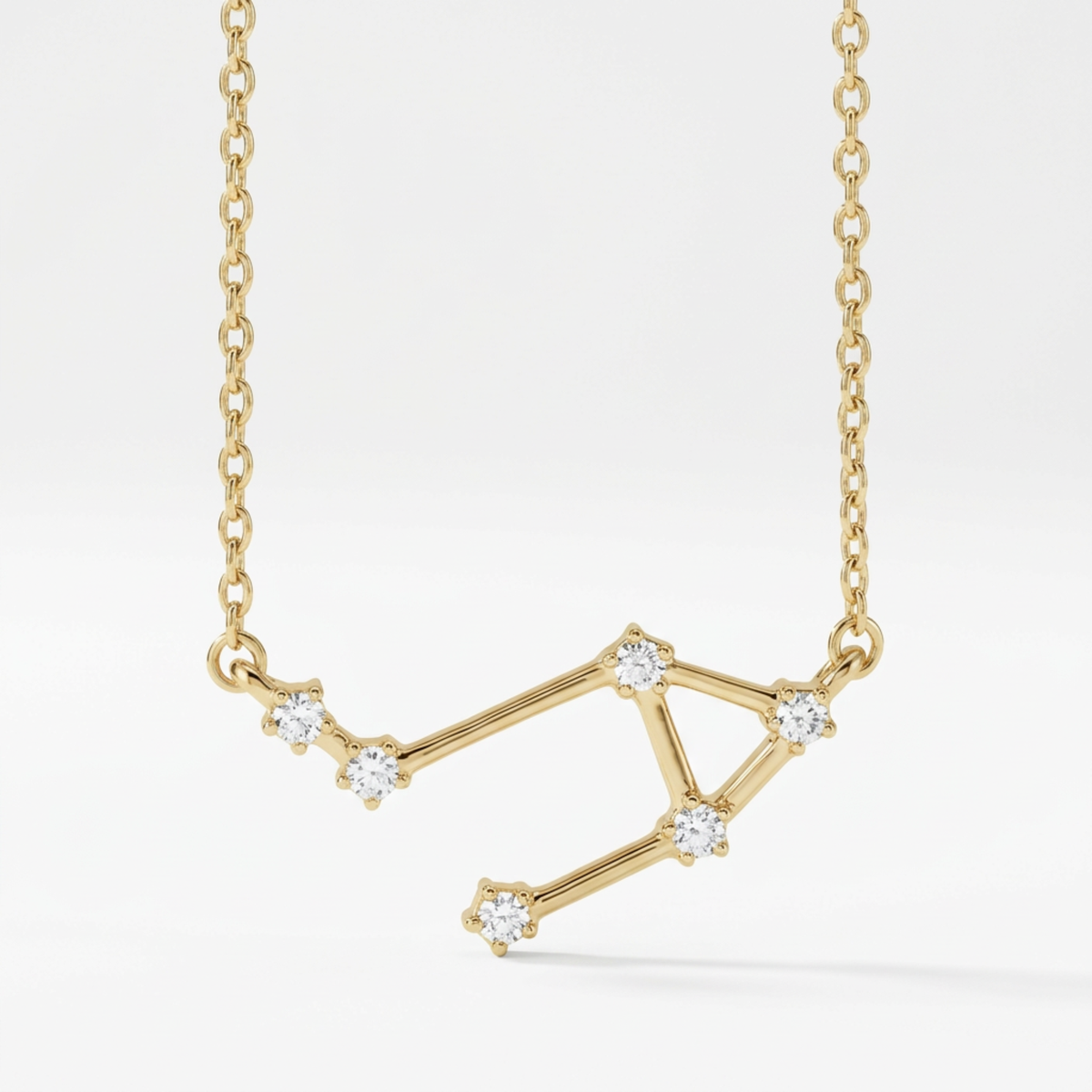 The Constellation Necklace | Libra | Natural Diamond