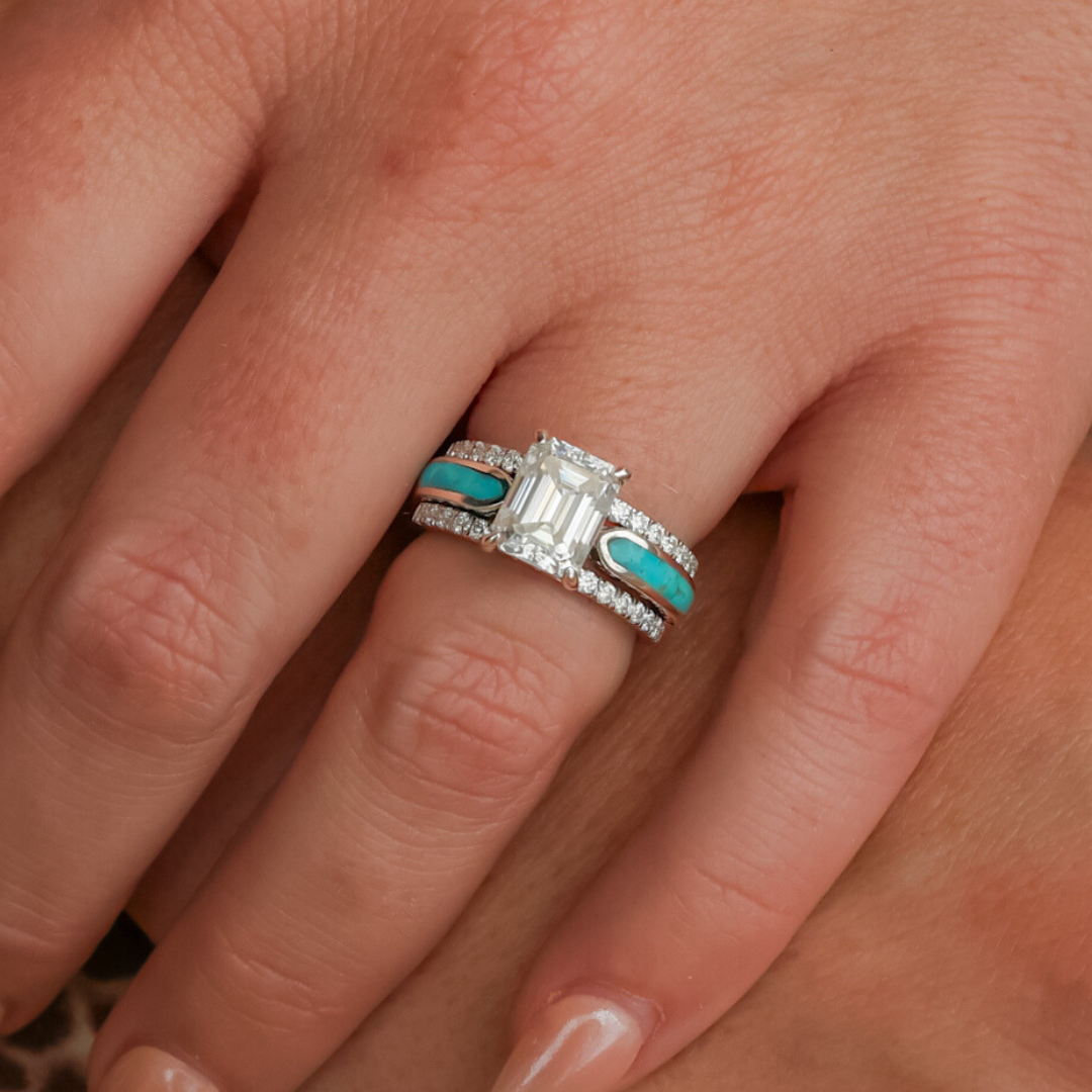 Moissanite Stacker Set for the Lux Rochelle