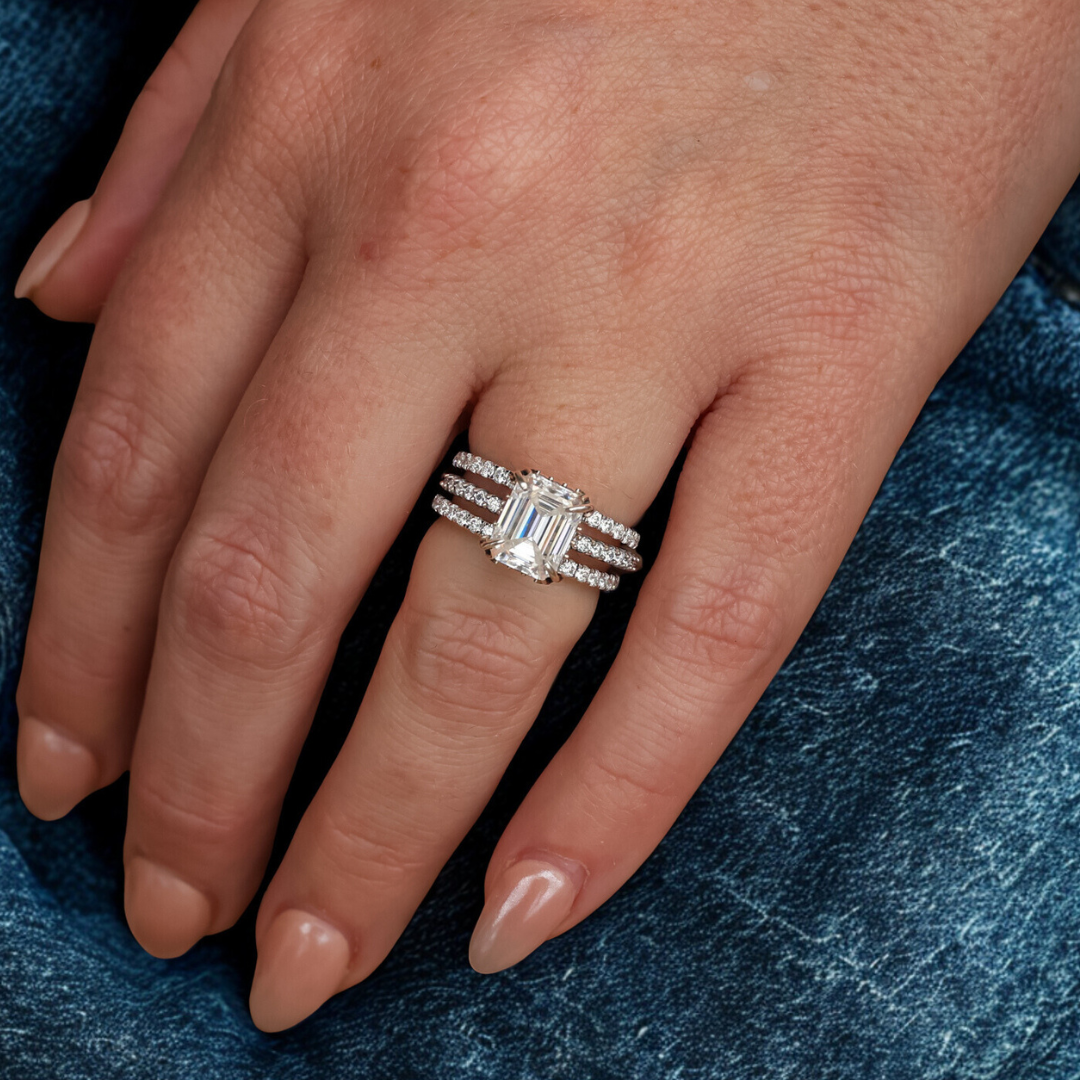 Moissanite Stacker Set for the Lux Selma