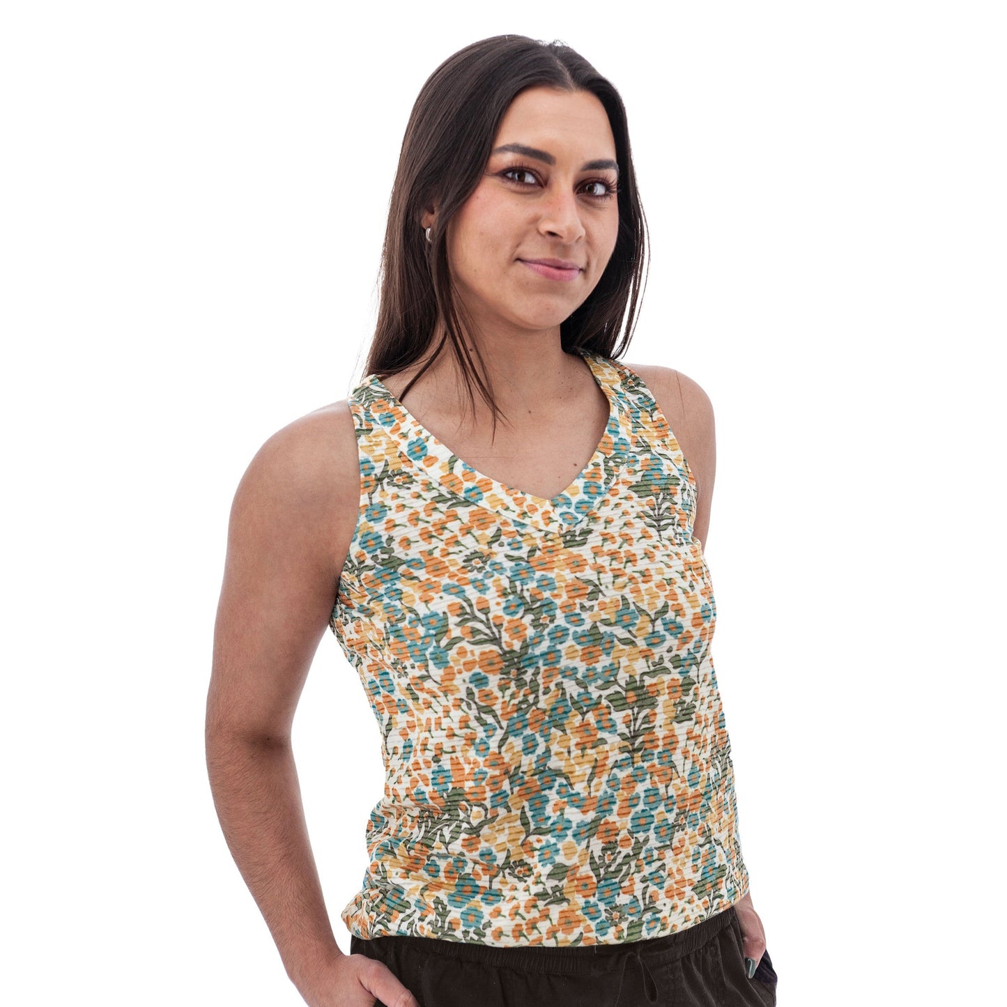 Charlie Burnout Print Tank Top - M17391YR