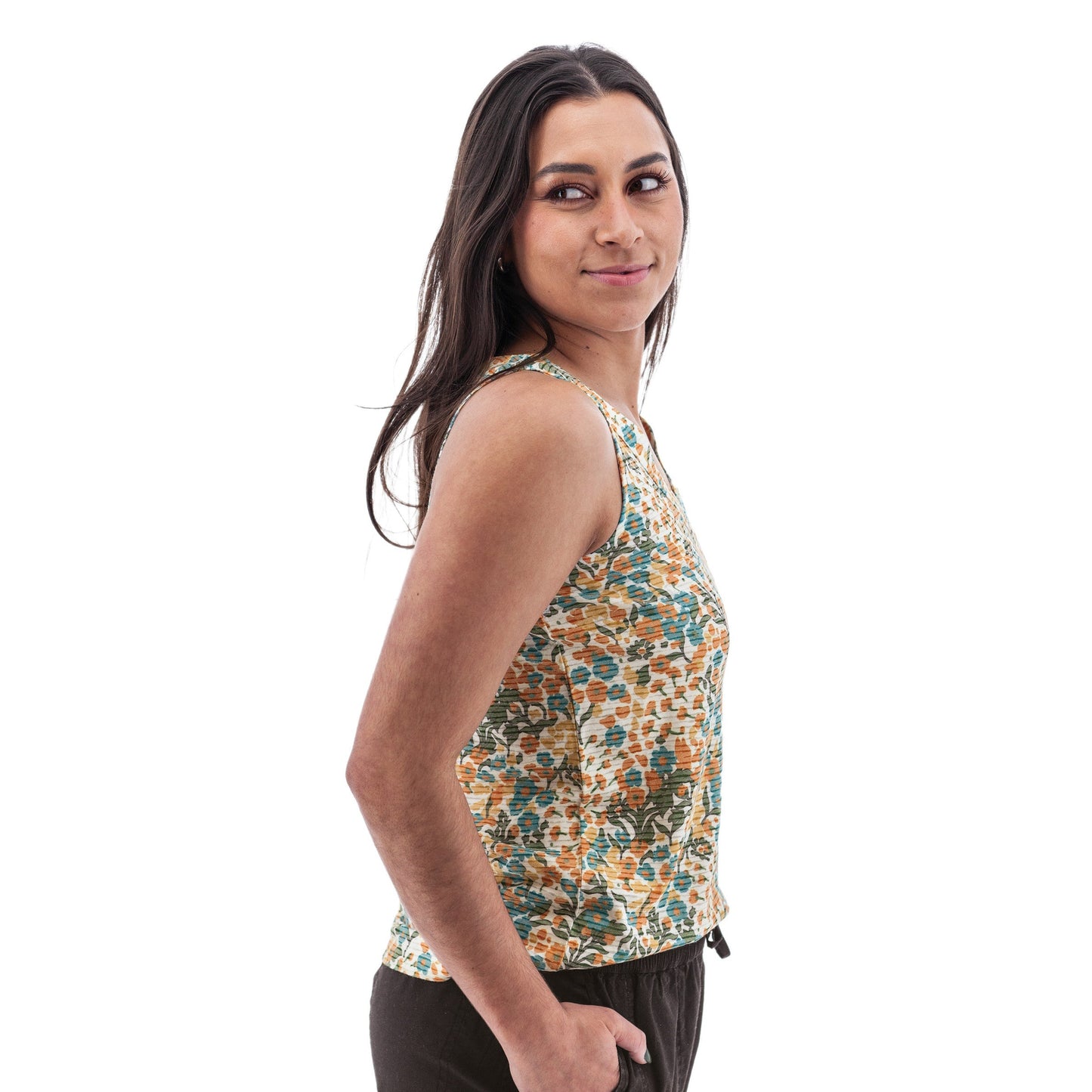 Charlie Burnout Print Tank Top - M17391YR