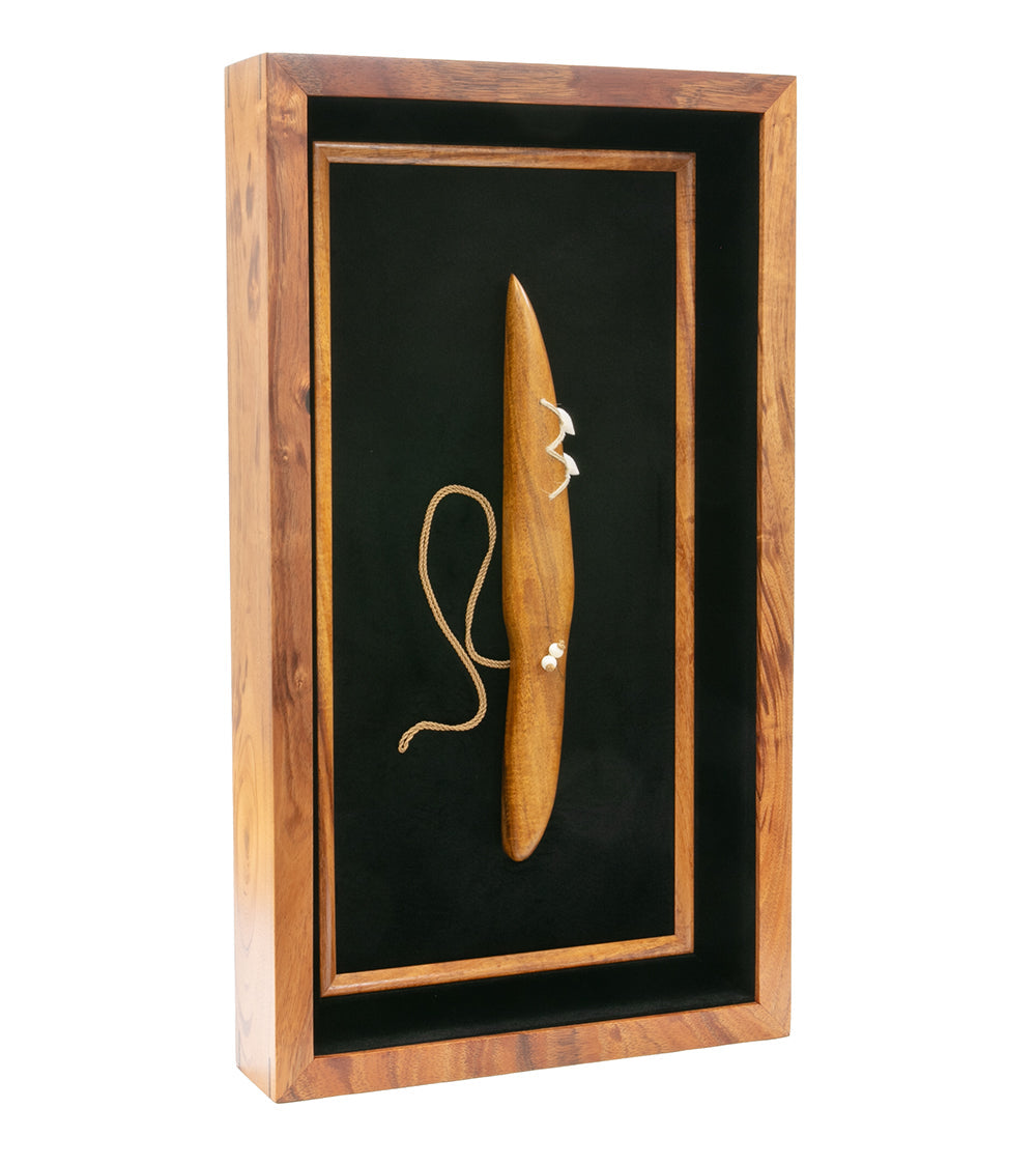 Hawaiian Weapon "Pahi with 2 Shark Teeth" by Manny Mattos
