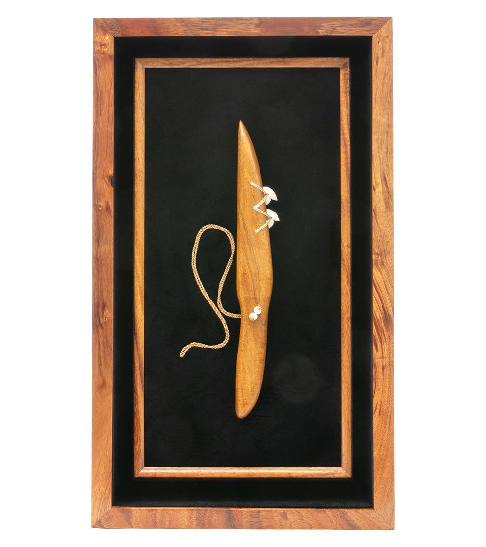 Hawaiian Weapon "Pahi with 2 Shark Teeth" by Manny Mattos