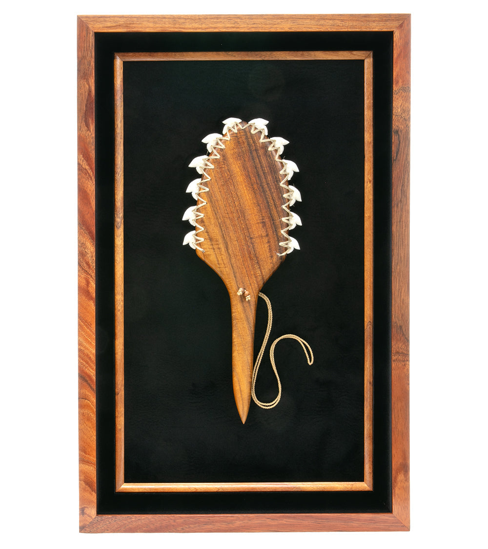 Hawaiian Weapon "Leiomano with 12 Shark Teeth" by Manny Mattos