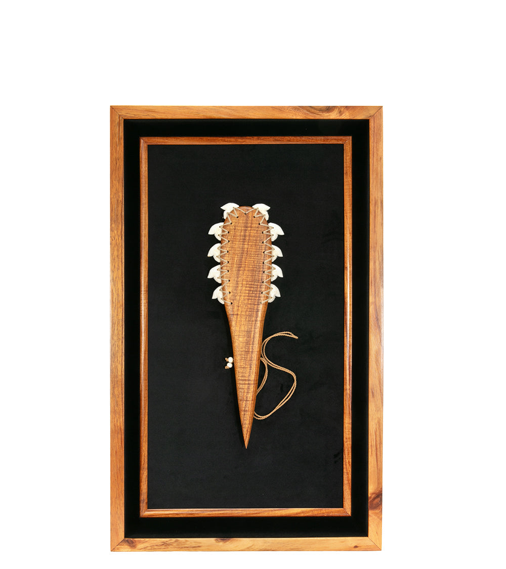 Hawaiian Weapon "Leiomano with 10 Shark Teeth" by Manny Mattos