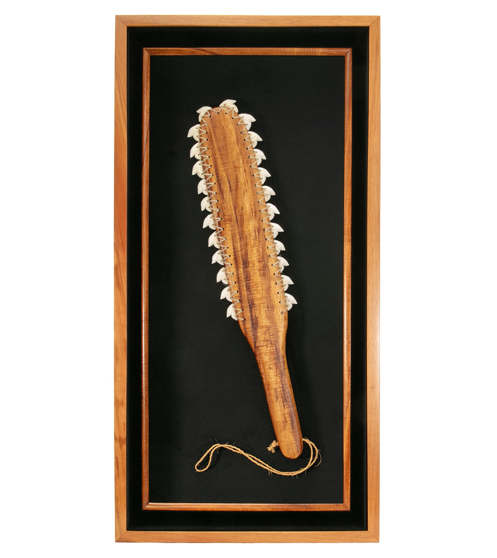 Hawaiian Weapon "Leiomano with 24 Shark Teeth" by Manny Mattos