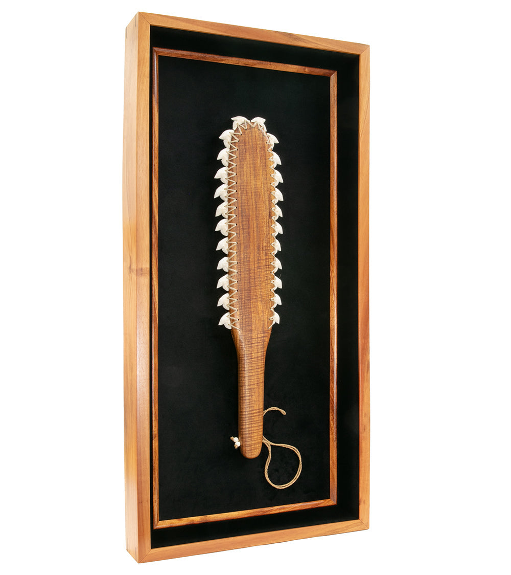 Hawaiian Weapon "Leiomano with 24 Shark Teeth" by Manny Mattos