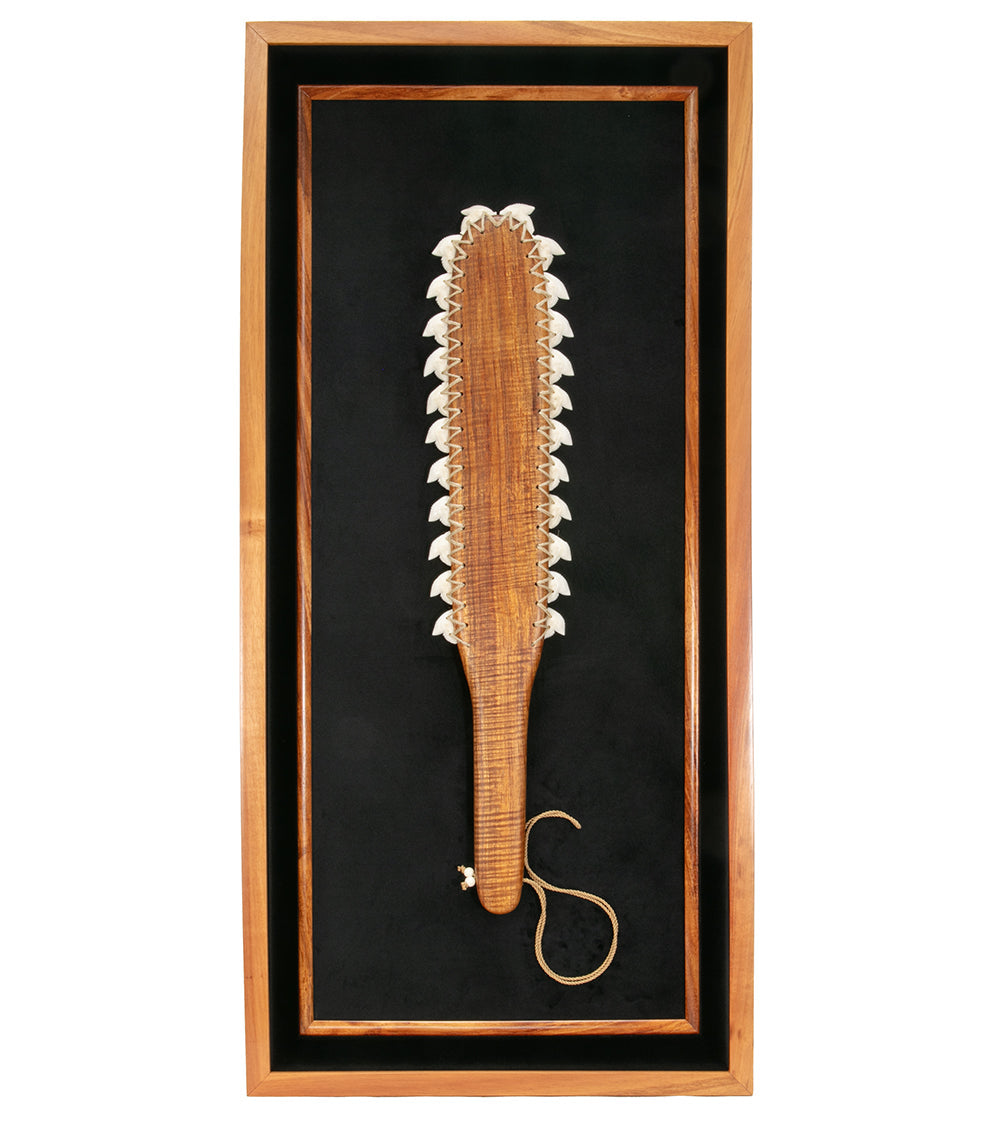 Hawaiian Weapon "Leiomano with 24 Shark Teeth" by Manny Mattos