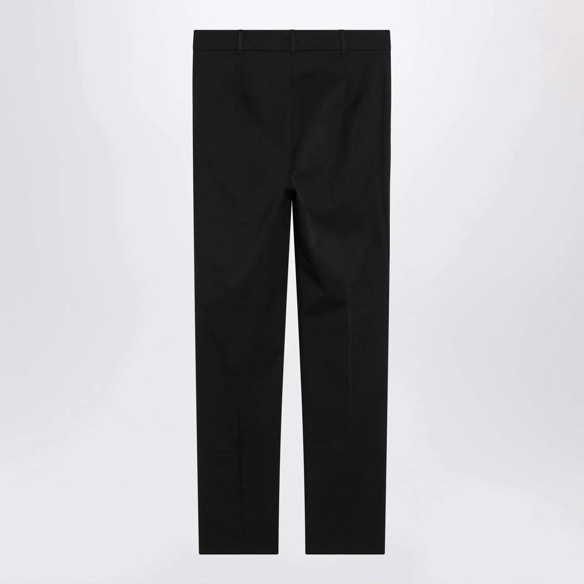 Max Mara Studio - Black stretch cotton trousers