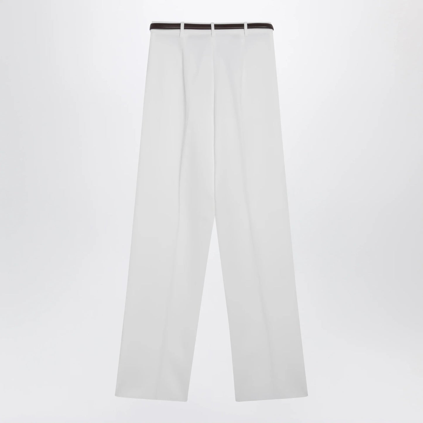 Max Mara Studio - White cotton trousers