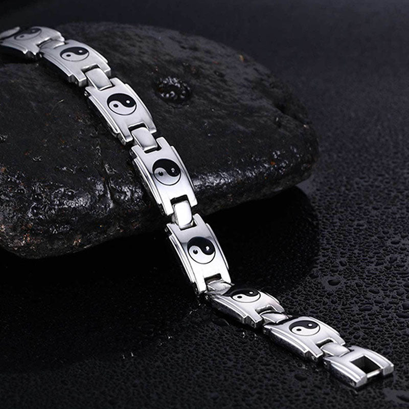Yin Yang Bracelet Germanium Titanium