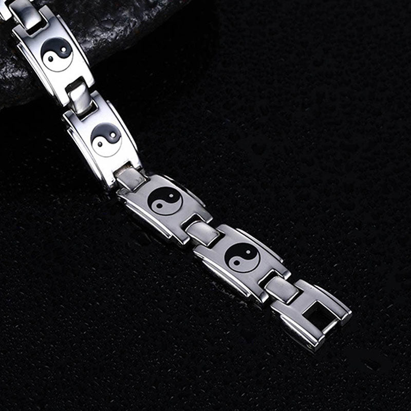 Yin Yang Bracelet Germanium Titanium