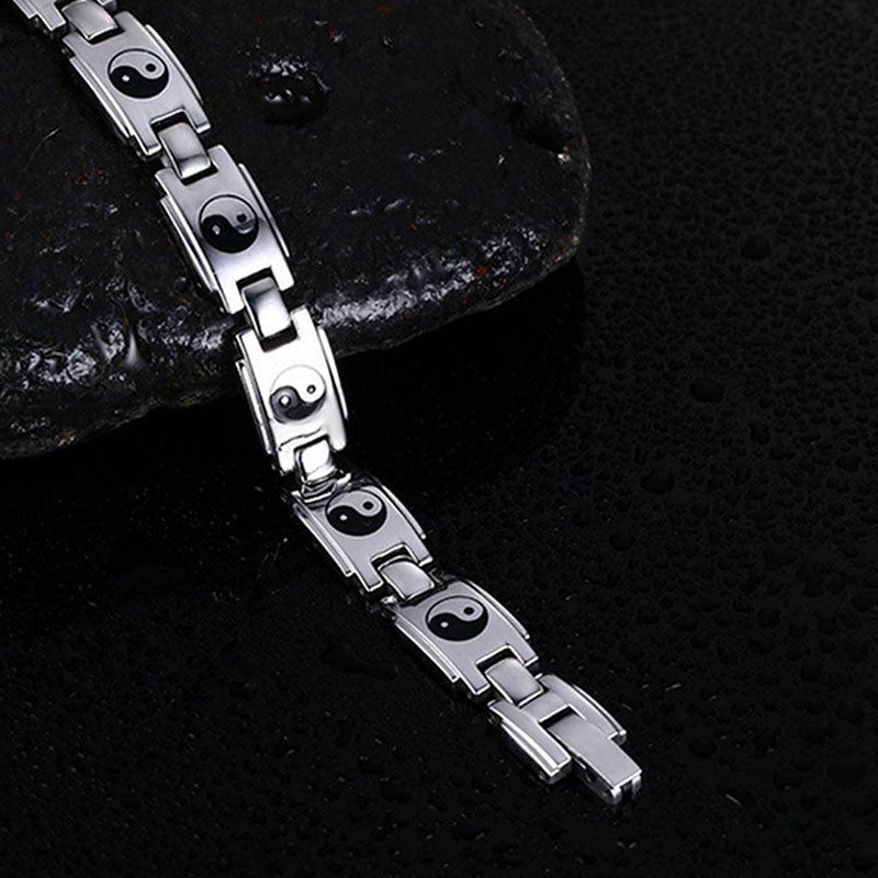 Yin Yang Bracelet Germanium Titanium