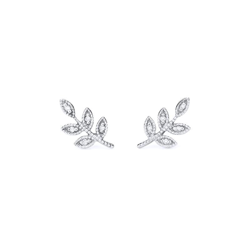 [Viridis] Petite Leaf Earrings