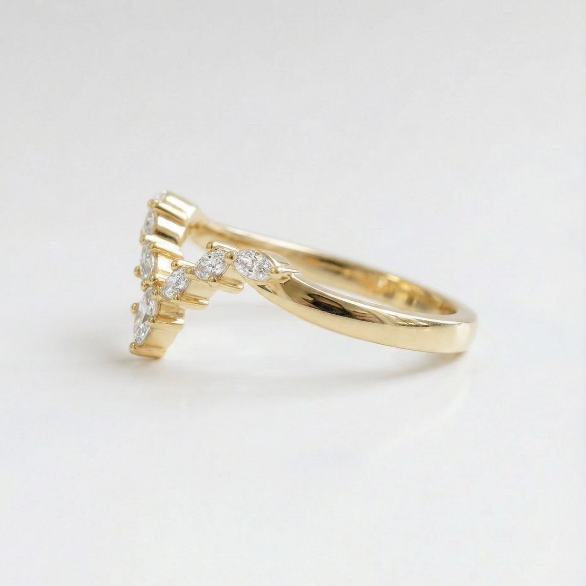 The V Ring | Marquise | Lab-Grown Diamond