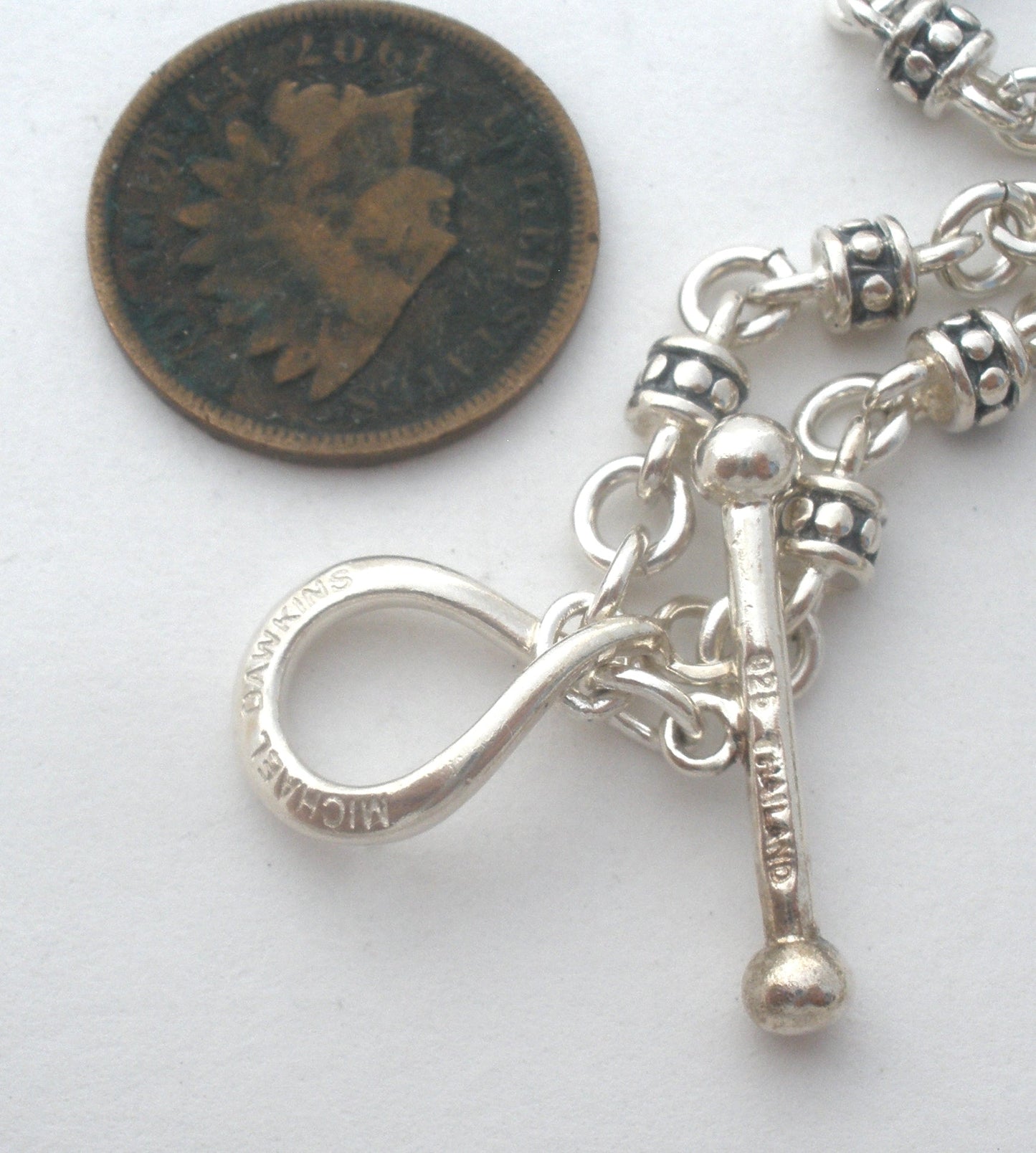 Michael Dawkins Pendant Necklace 18" Sterling Silver