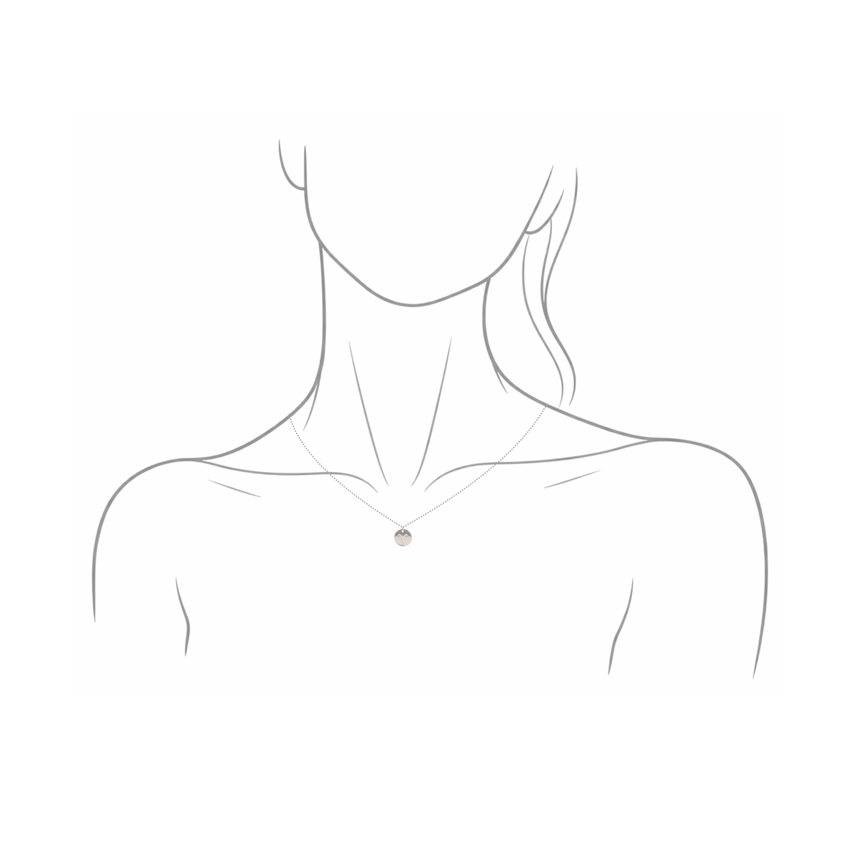 The Zodiac Necklace | Scorpio | Sterling Silver