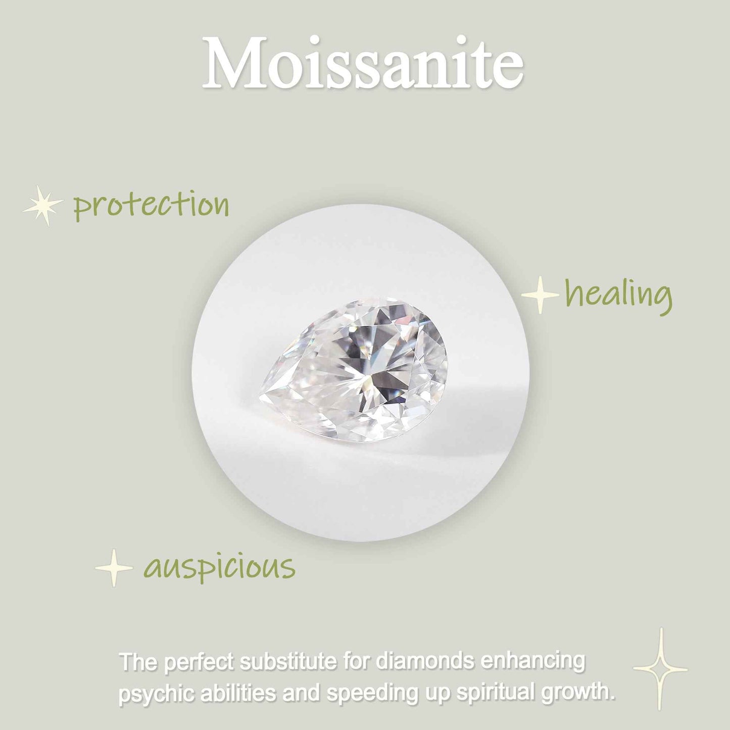 Nature Inspired Marquise Cut Moissanite Gemstone Ring
