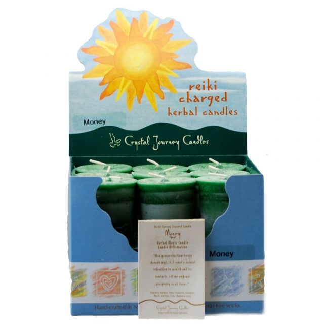 Money Herbal Votive Candles