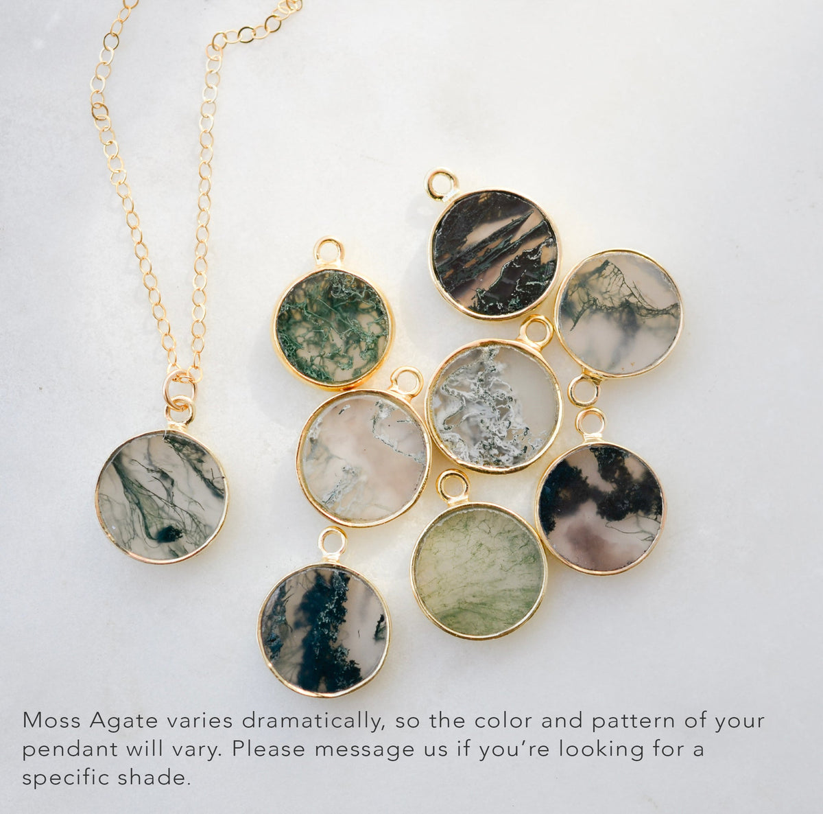 Forest Moss Necklace