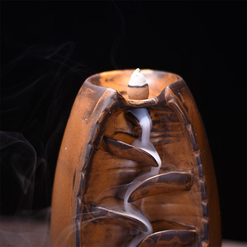 Waterfall Incense Burner for Relaxation and Cleansing