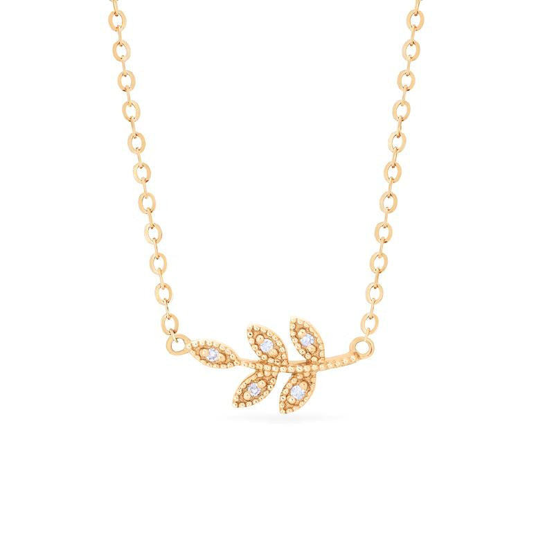 [Viridis] Petite Leaf Necklace
