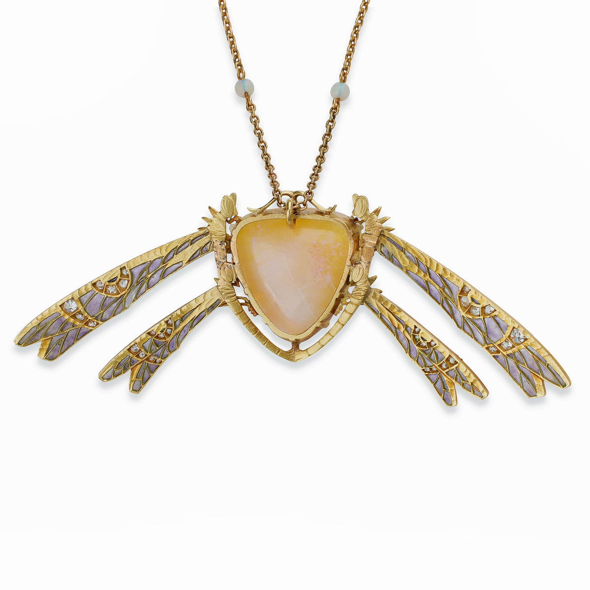 René Lalique "Damselflies" Pendant