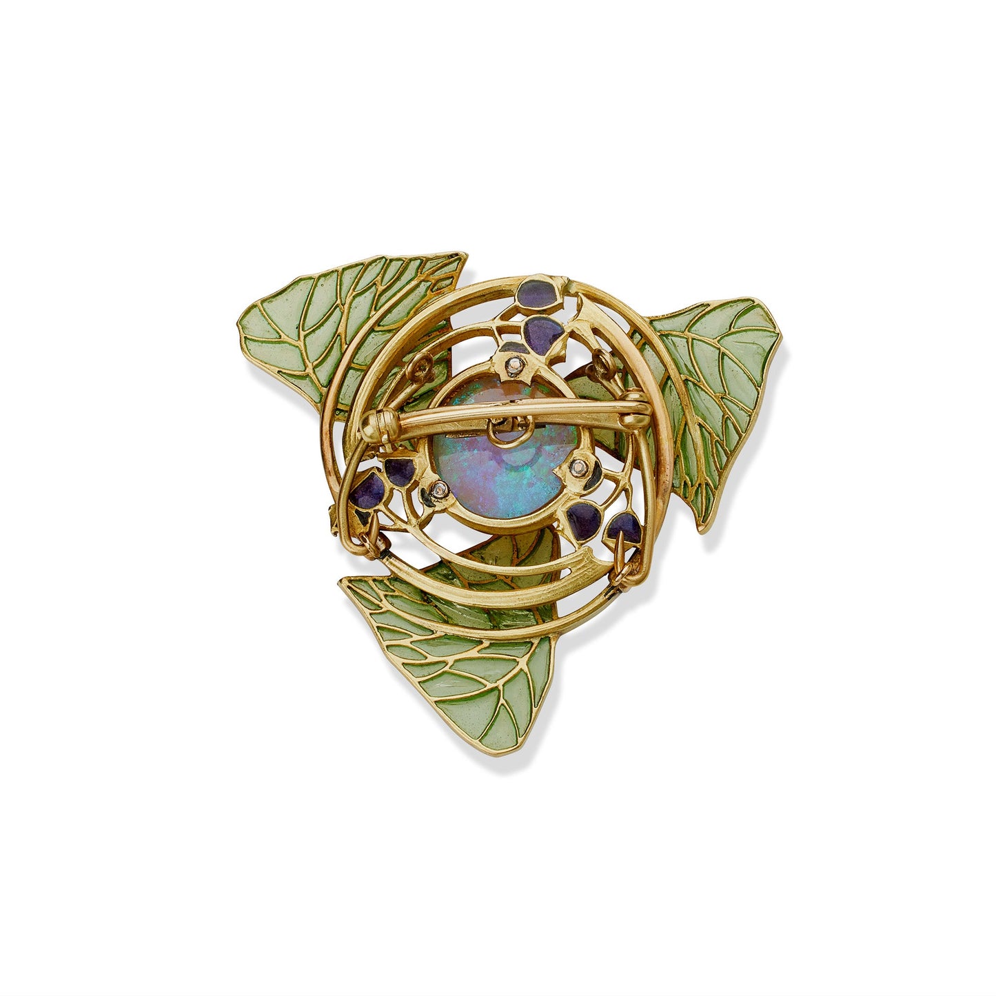 René Lalique "Poplar" Pendant Necklace