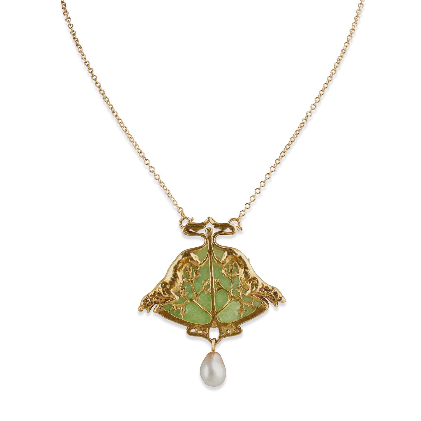 René Lalique "Breton Lion" Pendant Brooch