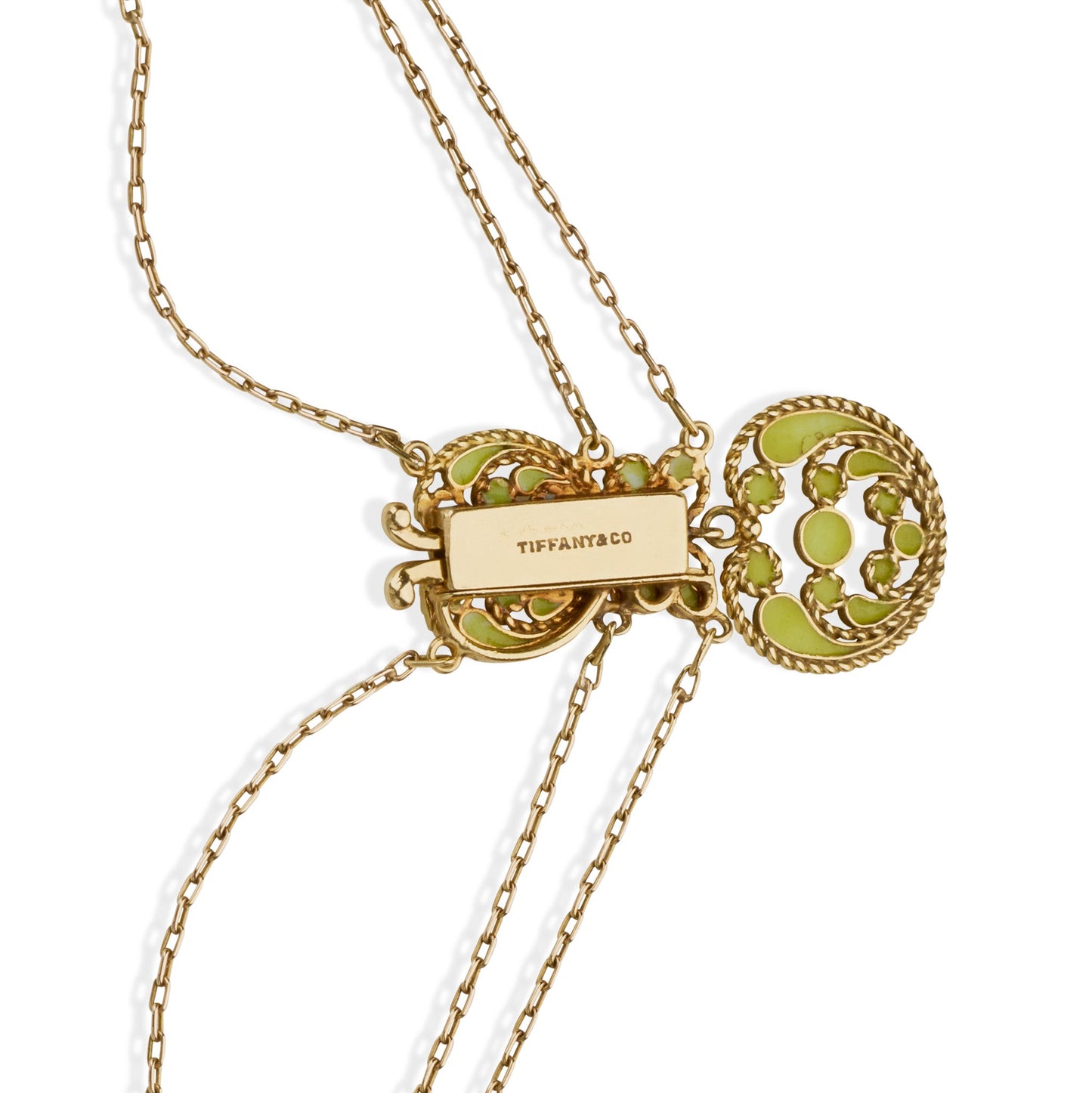 Louis Comfort Tiffany for Tiffany & Co. Enamel Necklace