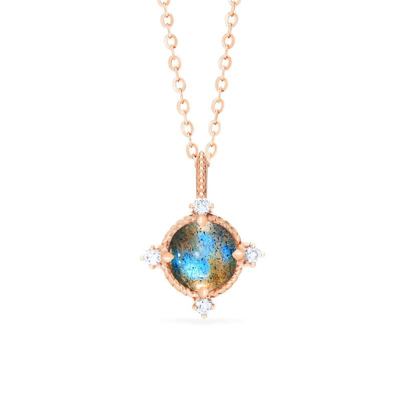 [Stella] Aura of Galaxy Necklace in Labradorite