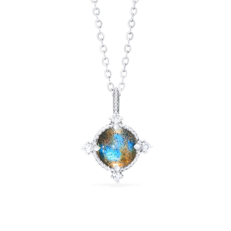 [Stella] Aura of Galaxy Necklace in Labradorite