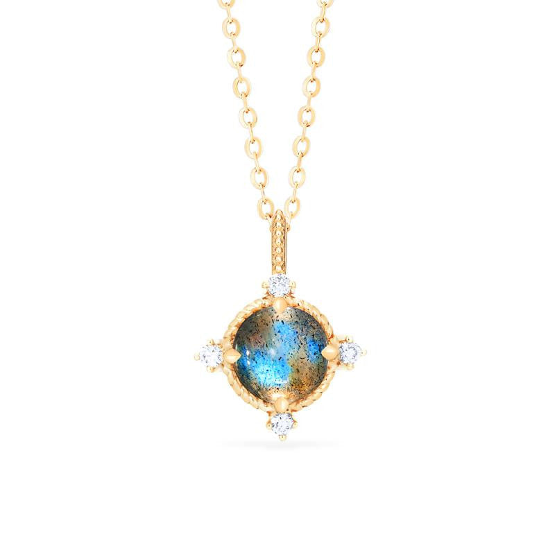 [Stella] Aura of Galaxy Necklace in Labradorite
