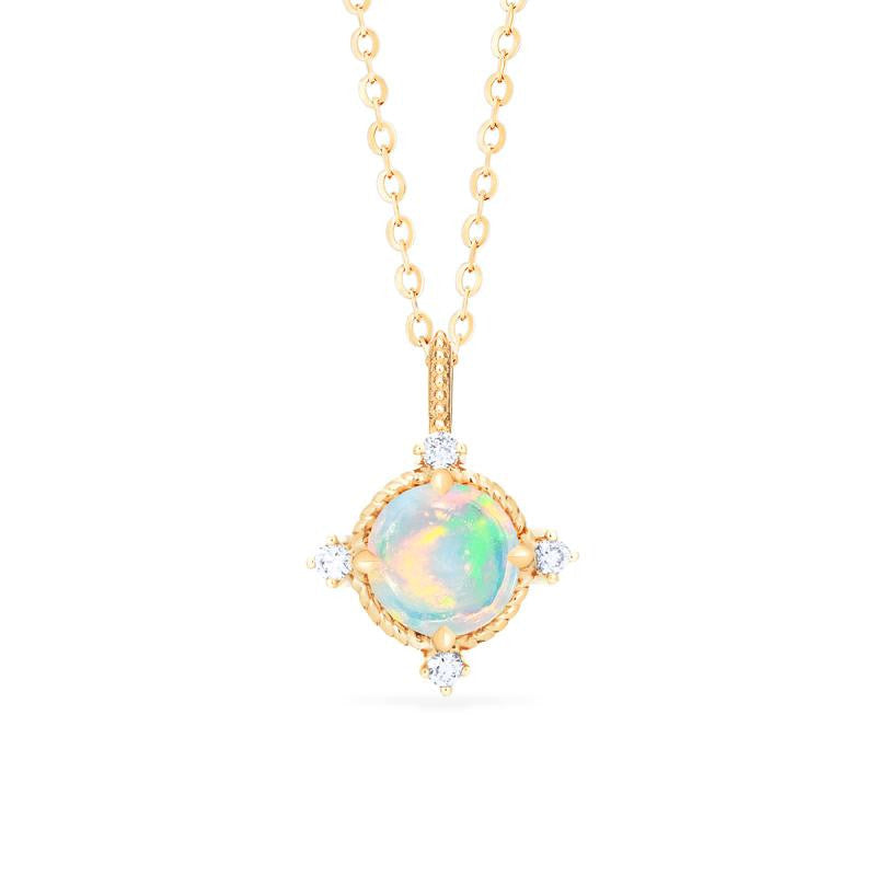 [Stella] Aura of Galaxy Necklace in Australian Opal