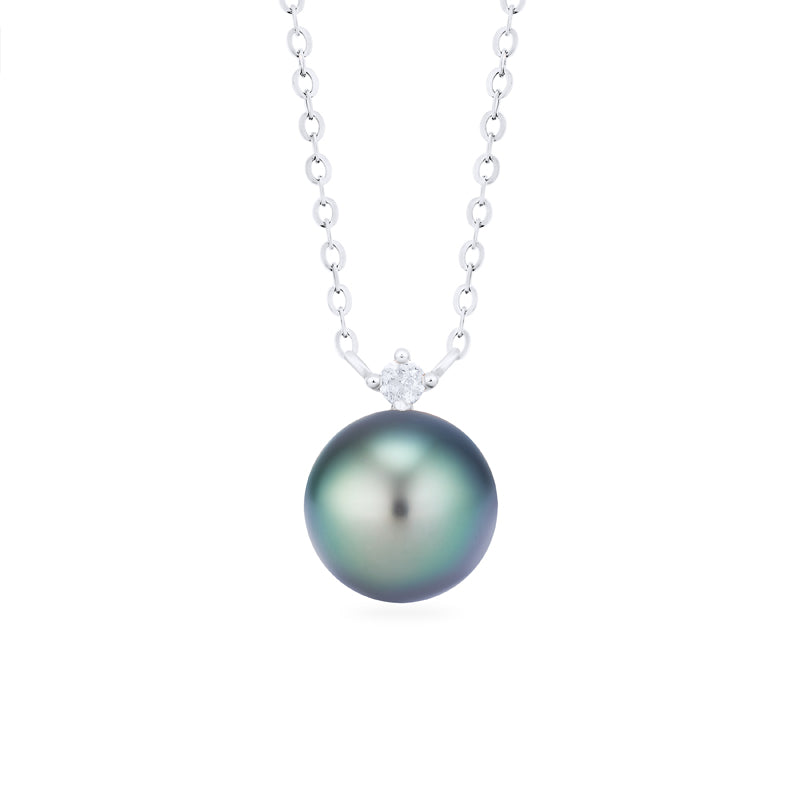 [Aisha] Moonrise Necklace in Tahitian Pearl
