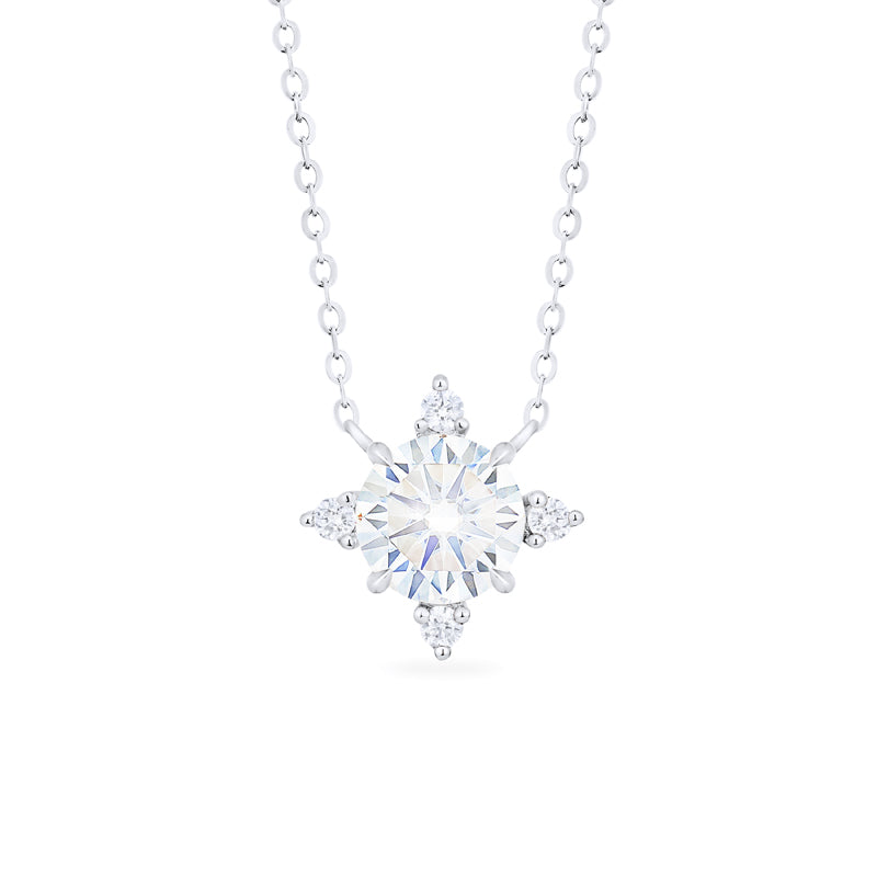 [Polaris] North Star Necklace in Moissanite